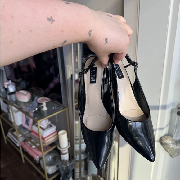 Nine West Slingback Point Toe Heels SZ 8.5 - Picture 5 of 7